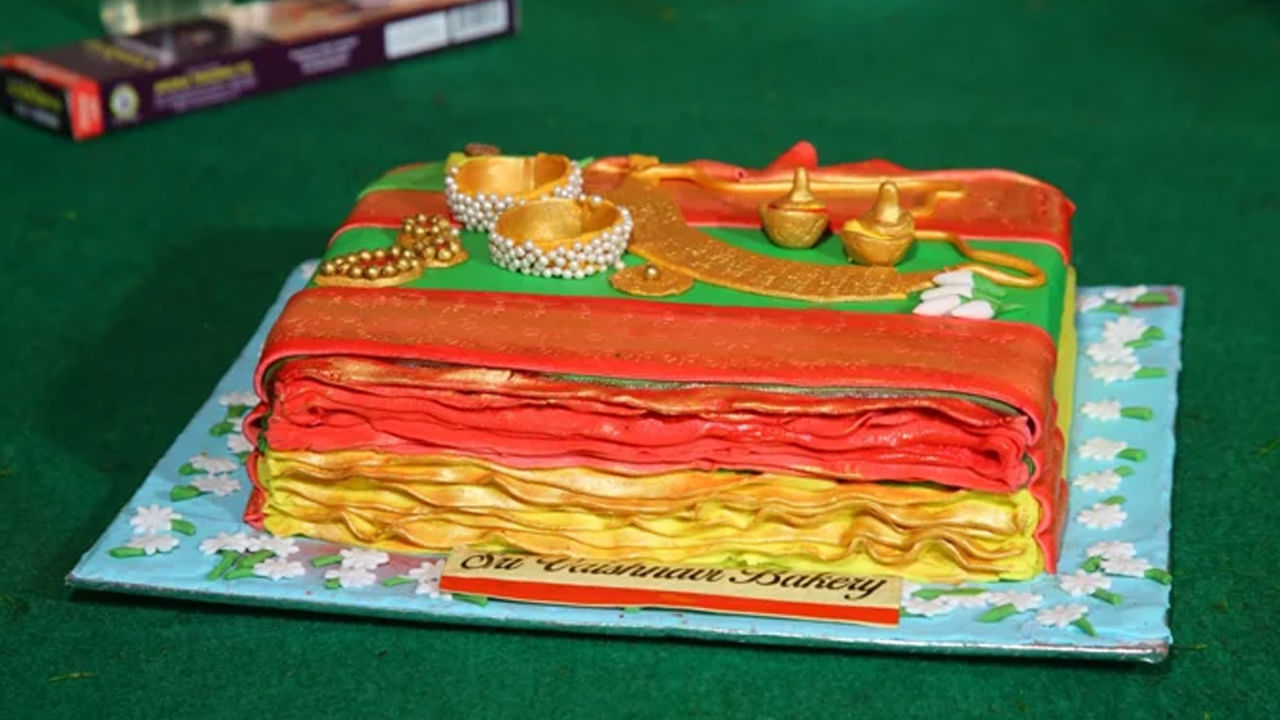 Paithani Cake by Chef Tanvi Palshikar from India : r/Baking