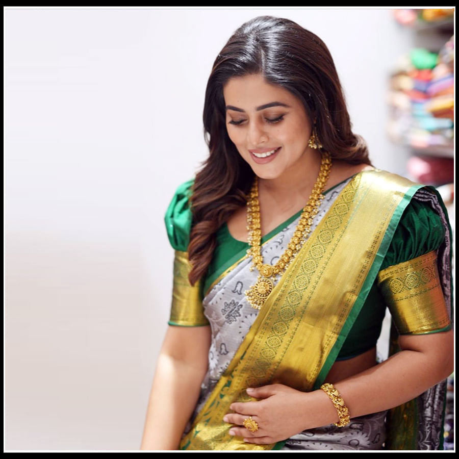 Shamna Kasim Alias Purna: చీరకట్టులో పూర్ణ అందాలు చుస్తే మైండ్ బ్లోయింగ్ అంతే 