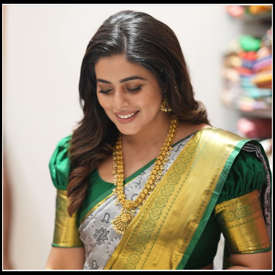Shamna Kasim Alias Purna: చీరకట్టులో పూర్ణ అందాలు చుస్తే మైండ్ బ్లోయింగ్ అంతే 