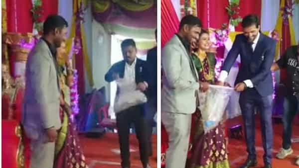 Viral Video: వధూవరులకు స్టేజ్ పైనే షాకిచ్చిన స్నేహితులు.. ఏం చేశారో తెలిస్తే షాకవుతారు.. వీడియో వైరల్..