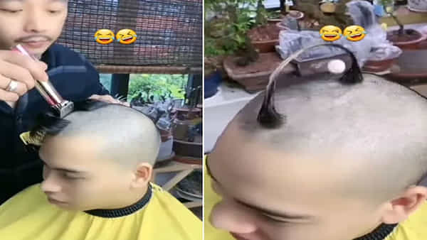 Viral Video: ఈ హెయిర్ స్టైల్ చూస్తే నవ్వు ఆపుకోవడం చాలా కష్టం.. ట్రై చేయండి..!