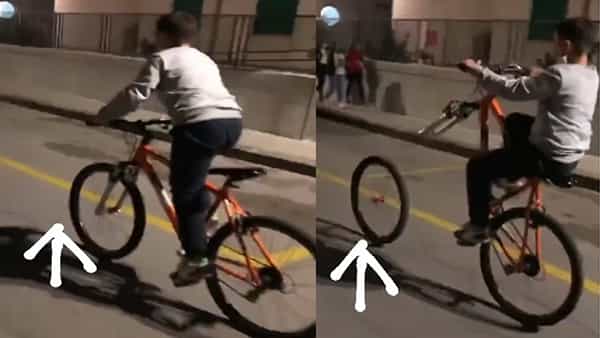 Viral Video: బాలుడు సైకిల్ మీద స్టంట్స్.. హఠాత్తుగా ముందు చక్రం ఊడడంతో ఊహించని పరిణామం..