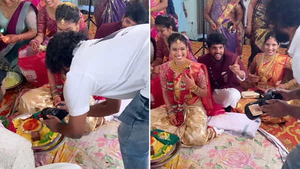 Viral Video: పెళ్లిలో ఫొటోగ్రాఫర్ చిలిపి చేష్టలు.. పెళ్లికూతురు రియాక్షన్ చూస్తే..