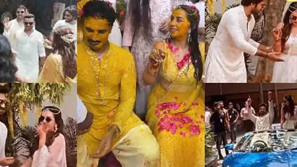 Aadhi Pinisetty - Nikki Galrani: ఆది, నిక్కీల పెళ్లి వేడుకలో నాని, సందీప్ కిషన్.. డ్యాన్స్లతో హోరెత్తించిన హీరోలు.. వీడియో వైరల్..