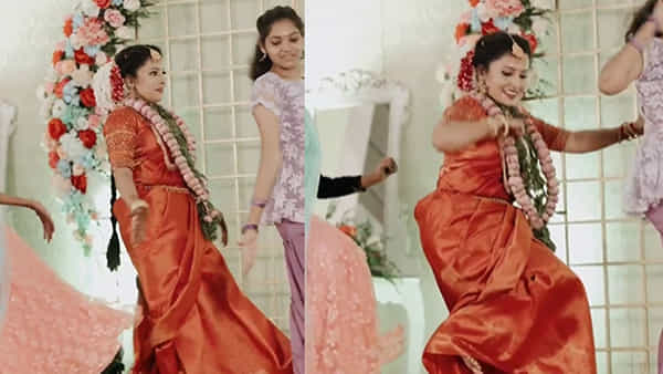 Viral Video: పెళ్లికూతురు ఏ మాత్రం తగ్గలేదు.. నాటు నాటు పాటకు హీటెక్కించే స్టెప్పులు