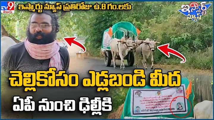 Viral Video: చెల్లి కోసం ఎడ్లబండి మీద ఏపీ నుండి ఢిల్లీకి Viral Video: చెల్లి కోసం ఎడ్లబండి మీద ఏపీ నుండి ఢిల్లీకి