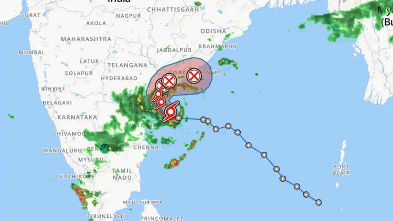 Cyclone Asani: అసని అల్లకల్లోలం.. కాసేపట్లో మచిలీపట్నం వద్ద భూభాగాన్ని తాకే ఛాన్స్..