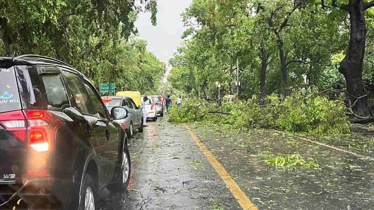 Delhi Heavy Rain: దేశ రాజధాని ఢిల్లీలో వర్ష బీభత్సం.. గంటకు 50 నుంచి 80 కిలోమీటర్ల వేగంగా ఈదురుగాలులు..