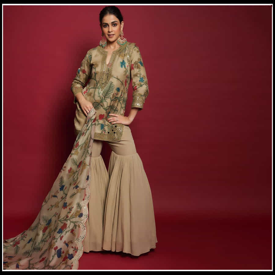 Genelia: రాయల్ లుక్ లో అదరగొడుతున్న ముద్దుగుమ్మ జెనీలియా..