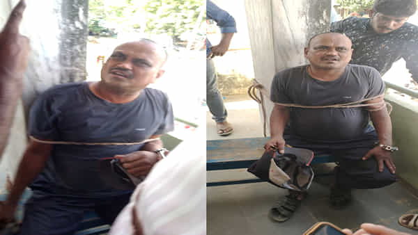 పాపం..బేడీలతో పరారైన బైకుల దొంగ గణపతి, పరుగుకు బ్రేక్ వేసి పట్టుకున్న గ్రామస్తులు..