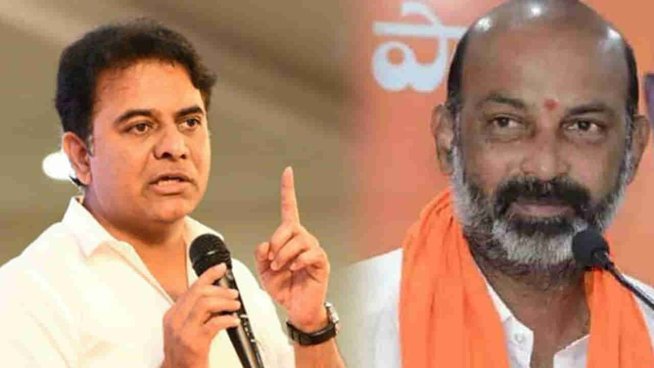 Telangana: బండి సంజయ్‌‌కు లీగల్ నోటీస్ పంపిన మంత్రి కేటీఆర్..