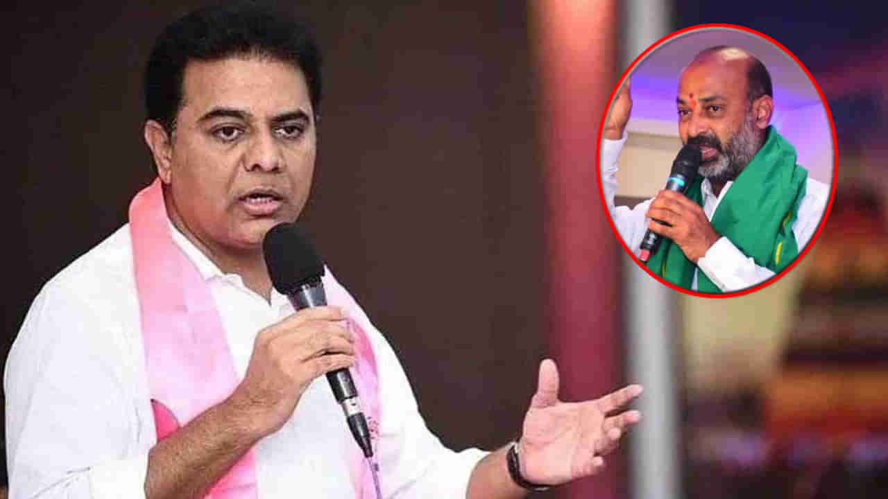 Trs vs Bjp: బండి సంజయ్‌కి నిజంగా ప్రేమ ఉంటే ఆ పని చేయాలి.. మంత్రి కేటీఆర్ డిమాండ్..