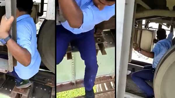 Viral Video: నది వంతెనపై ఆగిన రైలు.. ప్రాణాలను పణంగా పెట్టిన లోకో పైలట్.. షాకింగ్ వీడియో..!