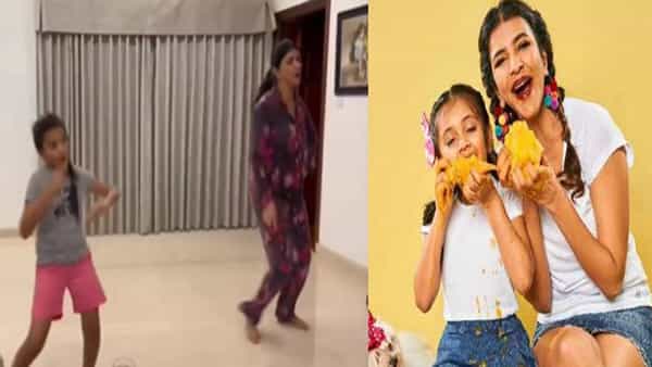 Manchu Lakshmi: కూతురు విద్యా తో కలిసి బులెట్ బండి సాంగ్కు స్టెప్స్ వేసిన మంచువారమ్మాయి..