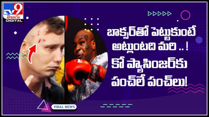 Mike Tyson: బాక్సర్తో పెట్టుకుంటే అట్లుంటది మరి.. ! కో ప్యాసింజర్కు పంచ్లే పంచ్లు! Mike Tyson: బాక్సర్తో పెట్టుకుంటే అట్లుంటది మరి.. ! కో ప్యాసింజర్కు పంచ్లే పంచ్లు!