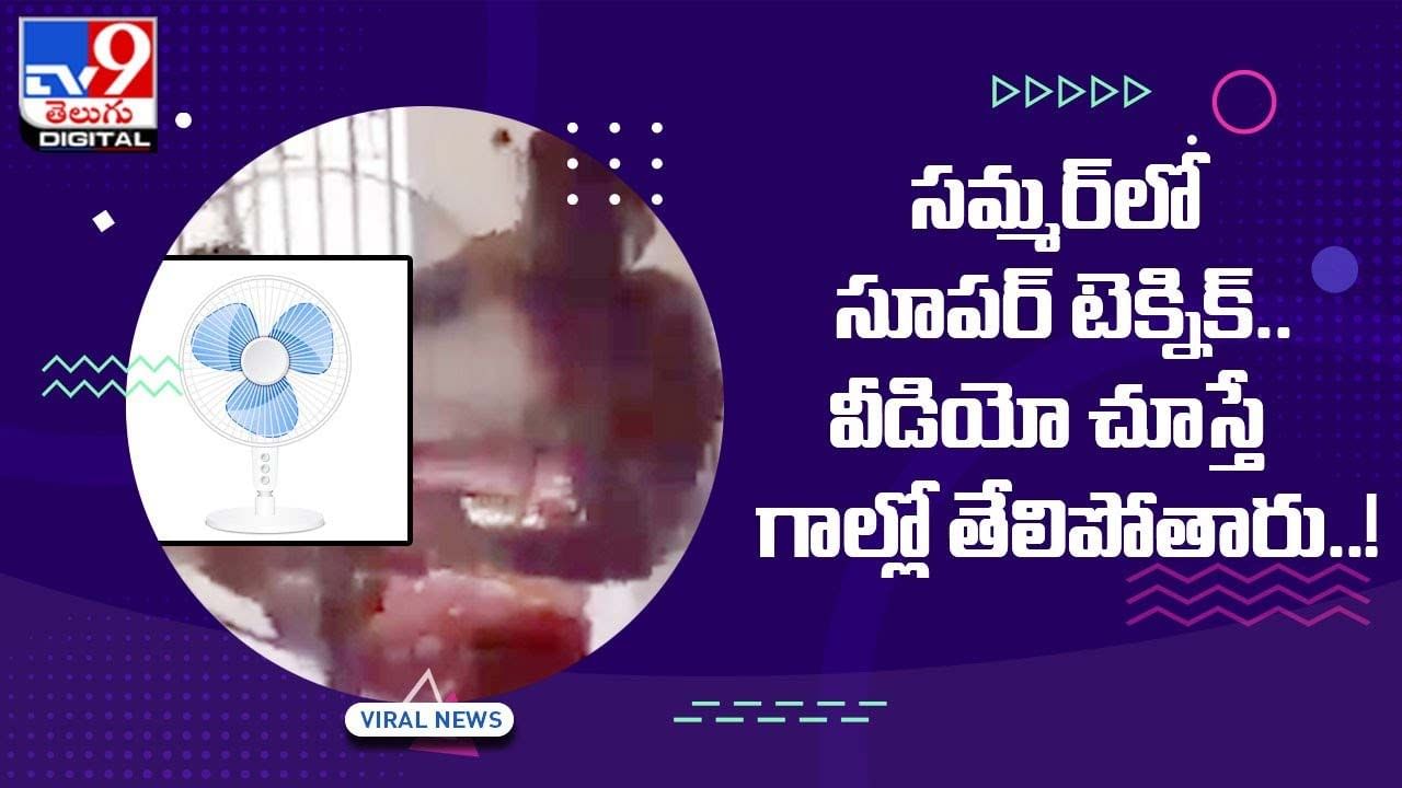 Viral Video: సమ్మర్‌లో సూపర్‌ టెక్నిక్‌.. వీడియో చూస్తే గాల్లో తేలిపోతారు