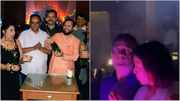 Rahul Gandhi Party Video: నైట్క్లబ్లో రాహల్గాంధీ వీడియోపై రాజకీయ రగడ.. జవదేకర్ ఫోటోతో కాంగ్రెస్ కౌంటర్