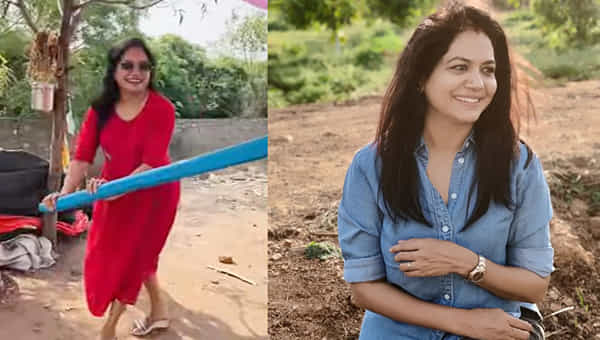 Sunitha Singer: గానుగ చేత పట్టిన సింగర్ సునీత.. నెట్టింట వైరల్ అవుతోన్న వీడియో..