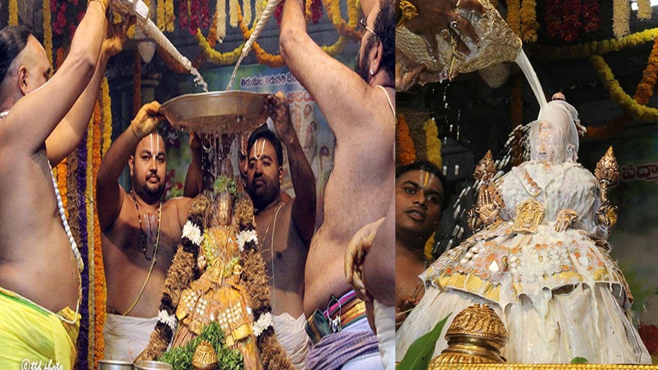 Tirupati: ఘనంగా పద్మావతి అమ్మవారి వసంతోత్సవాలు.. నేడు కన్నులపండువగా స్వర్ణ రథోత్సవం