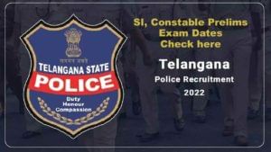 TS Police Prelims Exam 2022: ఆగస్టు 7వ తేదీన ఎస్సై ప్రిలిమ్స్‌ రాత పరీక్ష.. కానిస్టేబుల్‌ పరీక్ష ఎప్పుడంటే..!