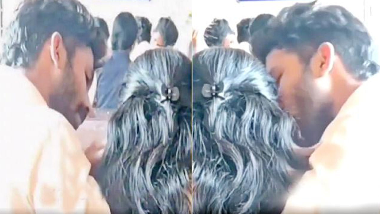 Viral Video: క్లాస్‌రూమ్‌లో లవర్‌తో రొమాన్స్.. అందరూ చూస్తుండగా కిస్.. కట్ చేస్తే..