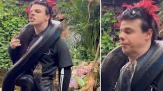 పిల్ల ఏనుగు అల్లరితో కీపర్‌ అవస్థలు..వీడియో చూస్తే కడుపు చెక్కలే..అల్లరే అల్లరి