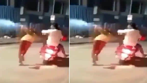 Viral Video: కర్మఫలం అంటే ఇదేనేమో! రోడ్డుపై వెకిలి చేష్టలు చేస్తే రిజల్ట్ ఇలాగే ఉంటది.. చూస్తే షాకే!