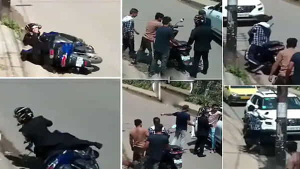 Viral Video: సందట్లో సడేమియా.. గొడవ మధ్యలో ఒక్కసారిగా అలజడి.. వీడియో చూస్తే మైండ్ బ్లాంకే!