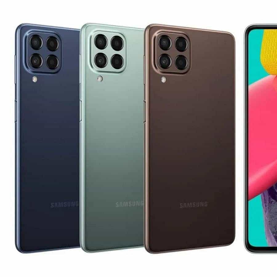 Samsung Galaxy M53 5G - Samsung Galaxy M53 5G మొత్తం రెండు స్టోరేజ్ వేరియంట్‌లతో భారతదేశంలో అందుబాటులో ఉంది.  8 జీబీ ర్యామ్, 128 జీబీ స్టోరేజ్ ఉన్న ఈ ఫోన్ ధర రూ.23,999 నుంచి రూ. 25,999 వరకు ఉంది.