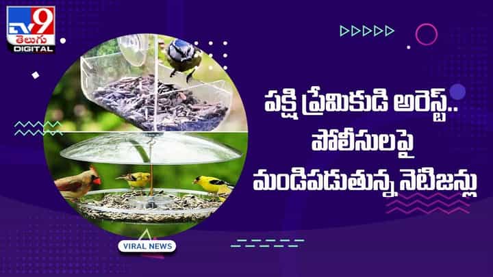 పక్షి ప్రేమికుడి అరెస్ట్.. పోలీసులపై మండిపడుతున్న నెటిజన్లు పక్షి ప్రేమికుడి అరెస్ట్.. పోలీసులపై మండిపడుతున్న నెటిజన్లు