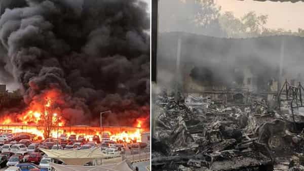 Fire Accident: మెట్రో పార్కింగ్లో భారీ అగ్ని ప్రమాదం.. క్షణాల్లో కాలి బూడిదైన వందలాది వాహనాలు