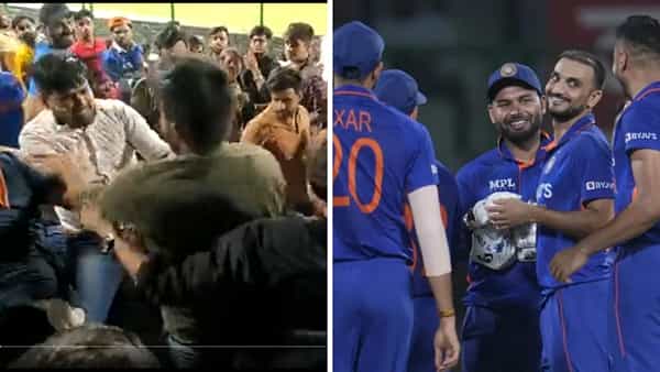 IND vs SA T20 Series: లైవ్ మ్యాచ్లో పొట్టుపొట్టుగా కొట్టుకున్న ప్రేక్షకులు.. వైరల్ వీడియో..