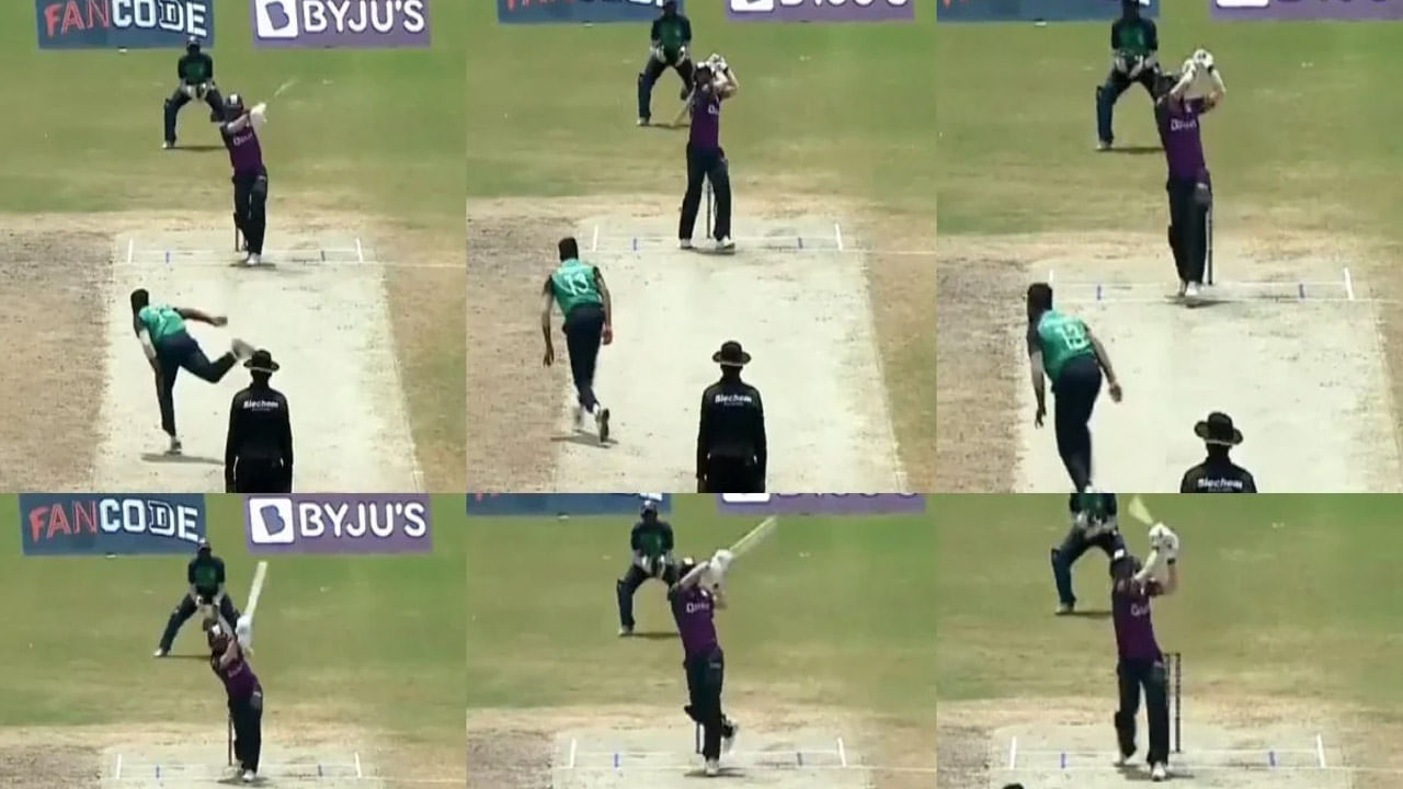 Viral Video: మ్యాజిక్ రిపీట్.. యూవీ పూనాడా ఏంటి..?.. ఓకే ఓవర్‌లో 6 సిక్సులు బాదిన కృష్ణ పాండే