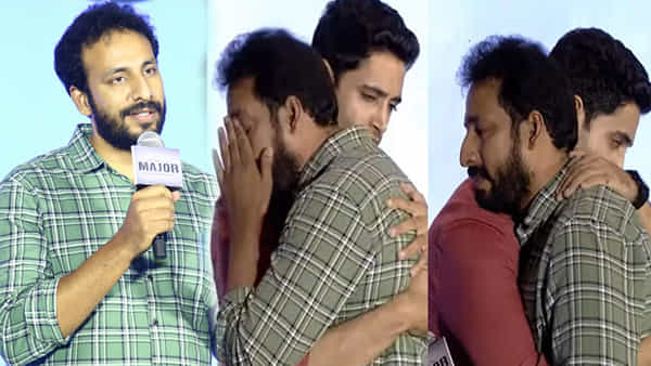 Major Movie: స్టేజ్ పైనే కన్నీళ్లు పెట్టుకున్న డైరెక్టర్ శశికిరణ్.. అడివి శేష్ ఎమోషనల్.. ఇండియా లవ్స్ మేజర్ సక్సెస్ మీట్లో..
