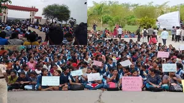 Basara IIIT: బాసర ట్రిపుల్ ఐటీలో కొనసాగుతోన్న విద్యార్థుల ఆందోళనలు.. ప్రజాప్రతినిధులను తాకిన నిరసన సెగలు..