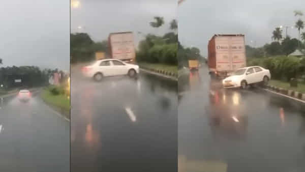 Viral Video: అంబులెన్స్తో రేస్ పెట్టుకున్నాడు చివరకు దెబ్బ తిన్నాడు.. వైరల్ అవుతోన్న వీడియో