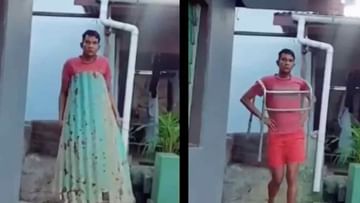 Viral Video: ఓ వ్యక్తి  కుర్చీ, బెడ్, నిచ్చెనలతో విచిత్రమైన ఫ్యాషన్ షో.. నెట్టింట వైరల్ అవుతున్న ఫన్నీ వీడియో