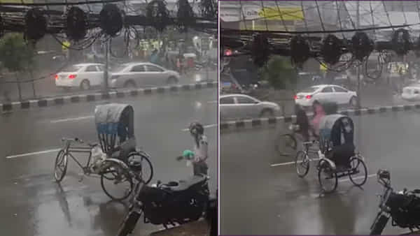Viral Video: ఎవరు నడపకుండానే రోడ్డుపైకి వెళ్లిన రిక్షా.. ఇది దెయ్యం అంటున్న నెటిజన్లు.. సోషల్ మీడియాలో వీడియో వైరల్