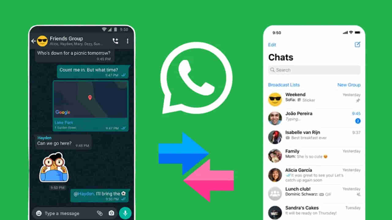 WhatsApp Data Transfer: ఆండ్రాయిడ్ ఫోన్‌లోని వాట్సాప్ డేటాను యాపిల్ ఐఫోన్‌కి ఎలా బదిలీ చేయాలి..? పూర్తి వివరాలు