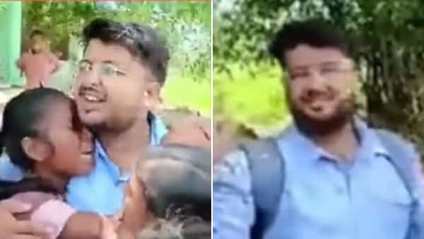 సార్.. మాతోనే ఉండండి.. వదిలిపెట్టి వెళ్లొద్దు.. బదిలీపై వెళుతున్న టీచర్కు విద్యార్థుల కన్నీటి వీడ్కోలు..