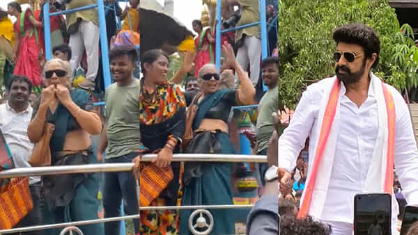 NBK107: బాలయ్య క్రేజ్ అంటే ఇట్లుంటది మరి.. బామ్మా మజాకా.. జై బాలయ్య అంటూ విజిల్స్, డాన్స్.. వీడియో అదుర్స్..