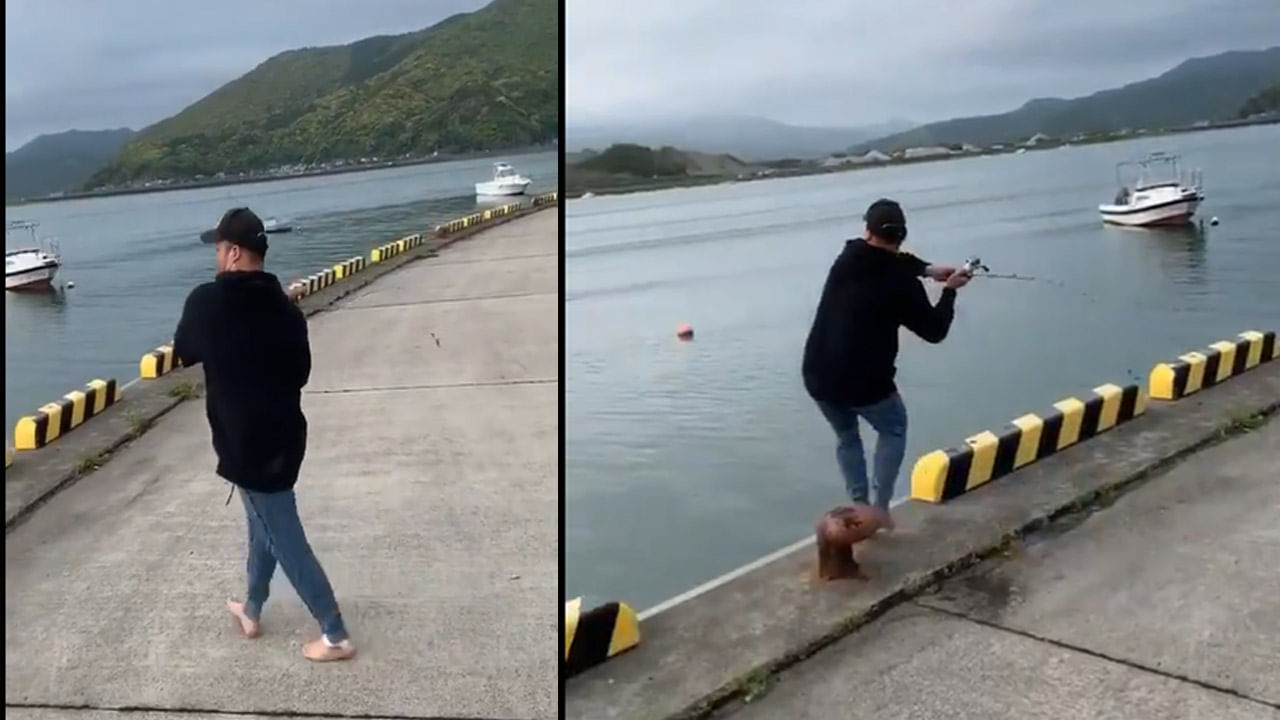 Viral Video: చేపలు ఇట్టా కూడా పడతారా తమ్ముడూ.. అసలైన జాతిరత్నం.. చూస్తే నవ్వాపుకోలేరు!