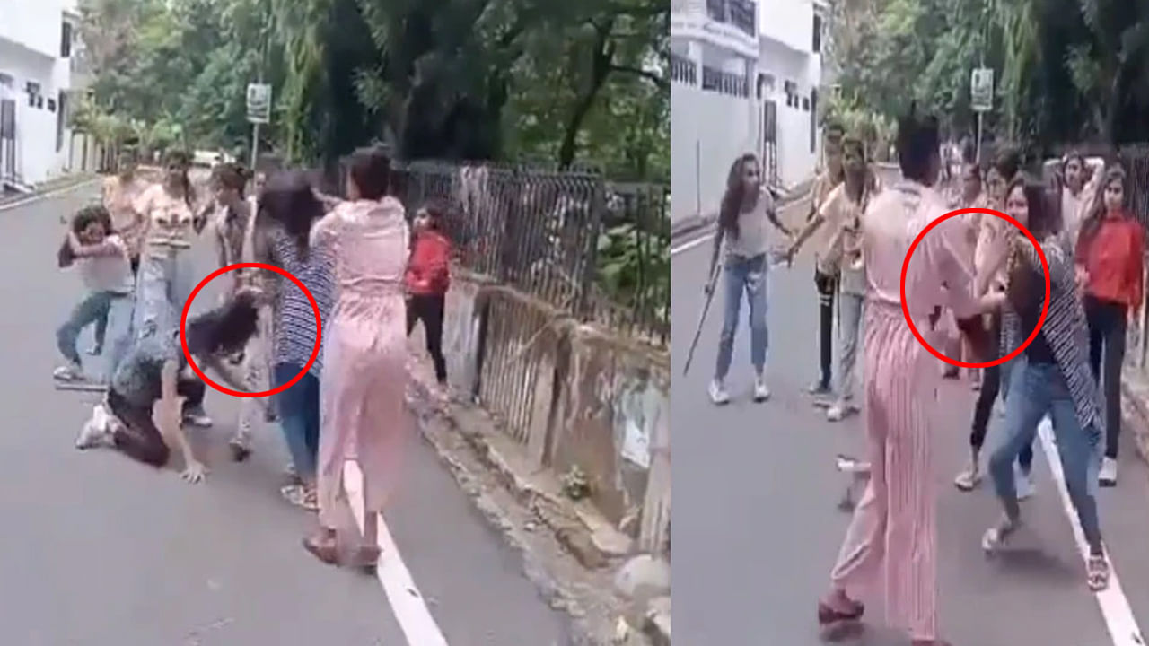 Viral Video: వామ్మో.. వాయమ్మో.. ప్రియుడి కోసం ఇద్దరమ్మాయిల గ్యాంగ్ వార్.. నెట్టింట ట్రెండింగ్!