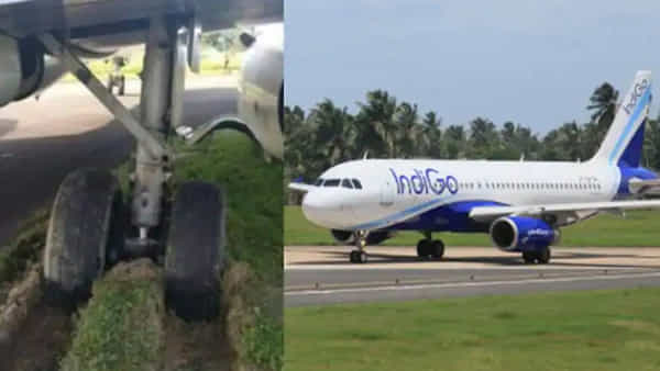 Indigo Flight: టేకాఫ్ సమయంలో రన్ వేపై జారిపోయిన ఇండిగో విమానం.. లోపల 98 మంది పాసింజర్లు