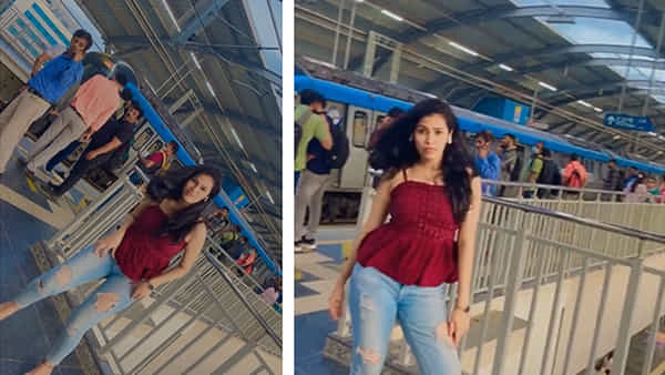 Hyderabad: మెట్రో స్టేషన్లో యువతి డ్యాన్స్.. షాక్ ఇచ్చిన మెట్రో అధికారులు.!