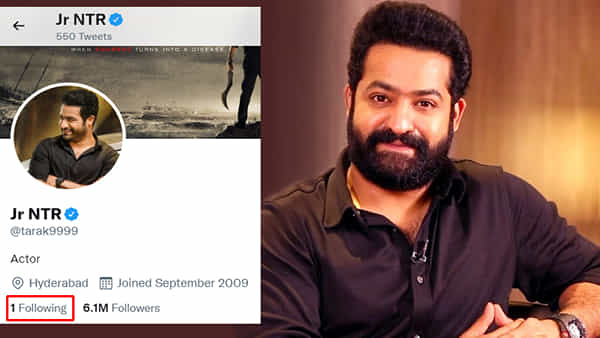 Jr NTR: యంగ్ టైగర్ ఎన్టీఆర్ ట్విట్టర్లో ఫాలో అవుతున్న ఆ ఒకే ఒక్క వ్యక్తి ఎవరో తెలుసా..?