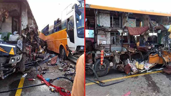 Road Accident: ఘోర రోడ్డు ప్రమాదం.. రెండు బస్సులు ఢీ.. ఎనిమిది మంది మృతి