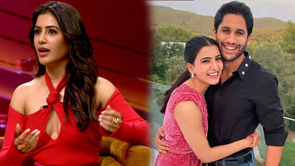 Samantha: కరణ్ ప్రశ్న.. మధ్యలోనే బ్రేక్ వేసిన సమంత.. మాజీ భర్త అంటూ కామెంట్స్..