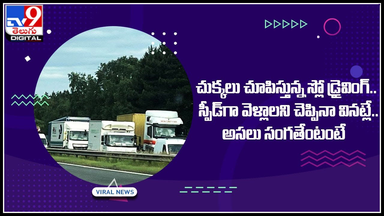 Slow driving: చుక్కలు చూపిస్తున్న స్లో డ్రైవింగ్.. స్పీడ్ గా వెళ్లాలని చెప్పినా వినట్లే.. అసలు సంగతేంటంటే..