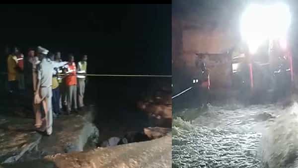 Telangana Rains: ఉప్పొంగిన భీమేశ్వర వాగు.. వరదలో చిక్కుకున్న రైతులు, కూలీలు.. సురక్షితంగా ఒడ్డుకు చేర్చిన రెస్క్యూ బృందం